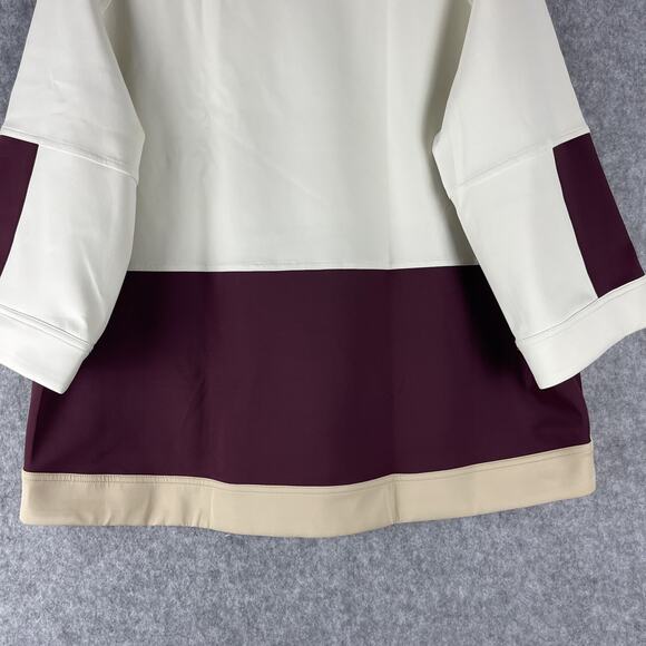 Sweaty Betty Mix It Up Sweatshirt Womens Medium Colorblock Stretch Gym Workout - Picture 13 of 15